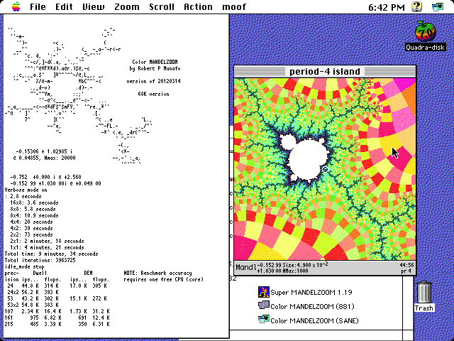 Color MANDELZOOM on a 68040