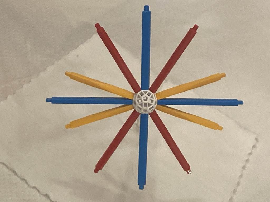Edge directions in the main (6-axis) R plane Edge directions in the main (6-axis) R plane