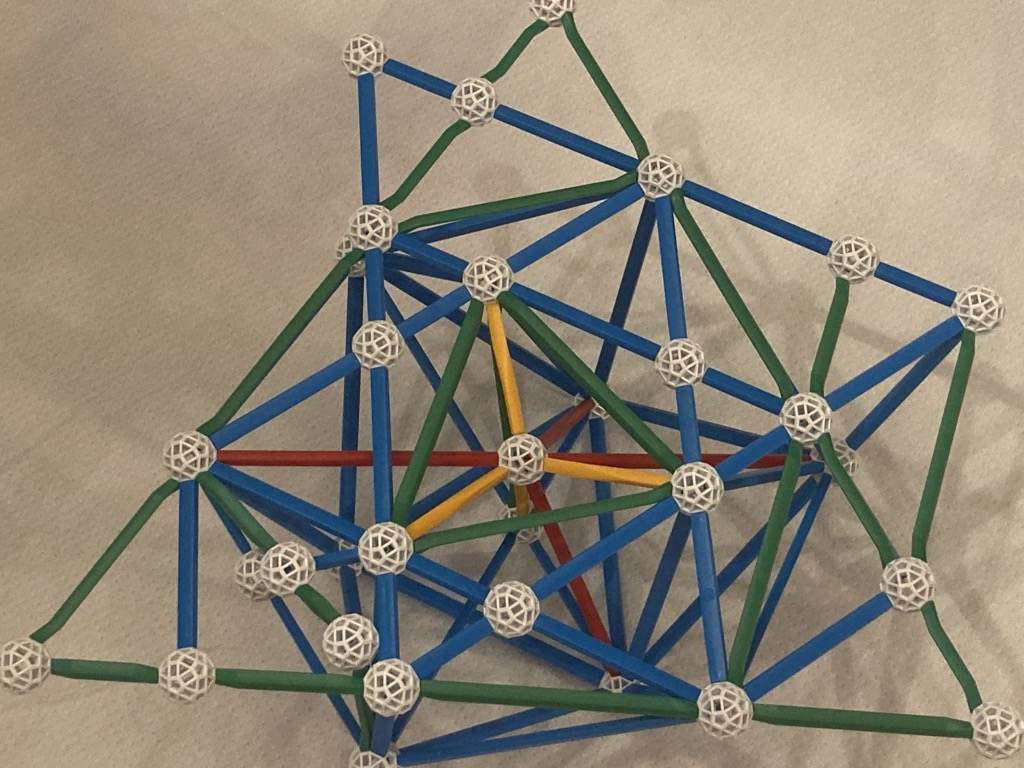 Upper part removed showing one V plane Upper part removed showing one V plane