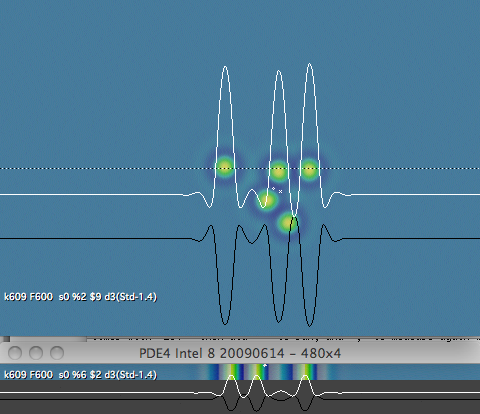 figure 2: two slow-moving patterns