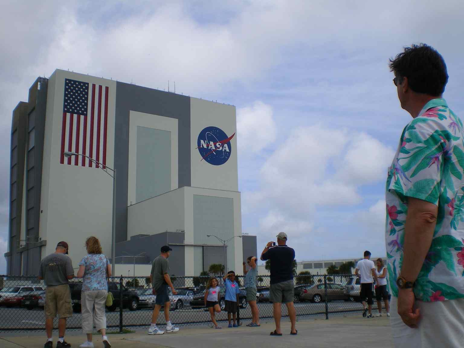 Rick looking at VAB