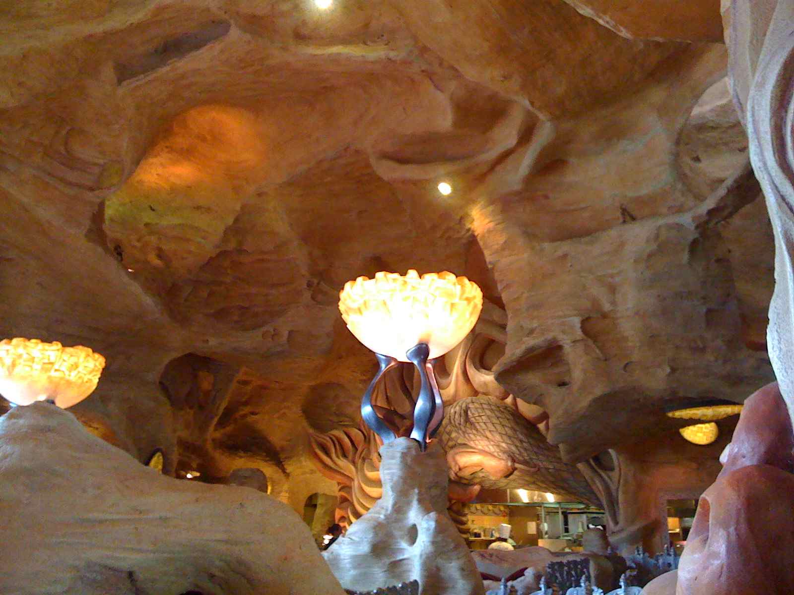 interior of the Mythos restaurant